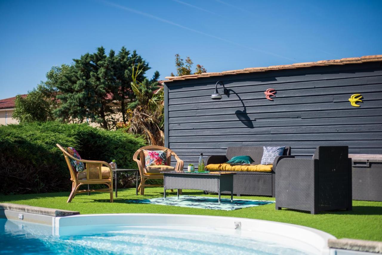Chambre Vigne, Piscine Spa Fitness Lugon et l’Ile du Carney Kültér fotó